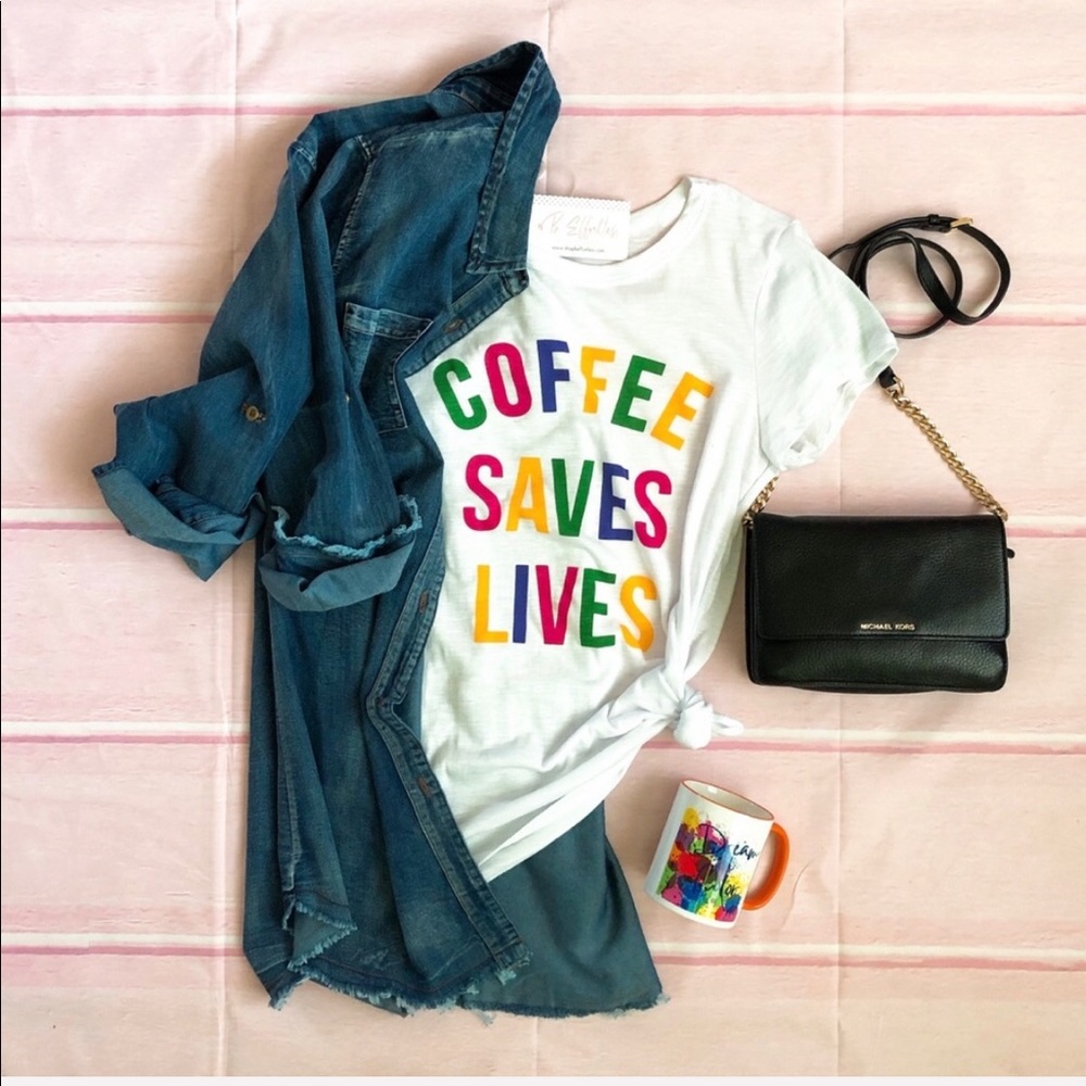 Coffee Saves Lives Graphic Tee